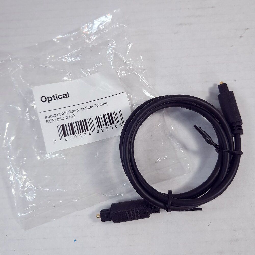 Phonak TV‎ Connector V2 TV Link Optical Toslink Audio Cable 90cm 3.5mm 052-0700